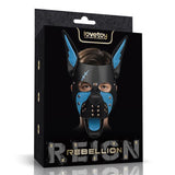 Máscara Cachorro Rebellion Reign Scarred Alpha Pup Azul
