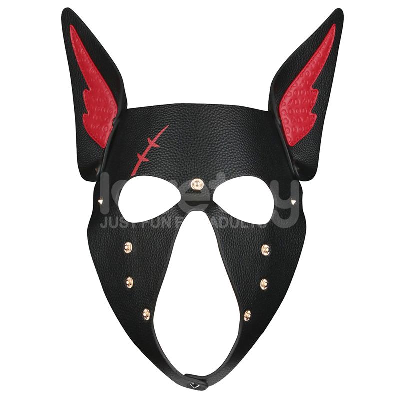 Máscara Cachorro Rebellion Reign Scarred Alpha Rojo