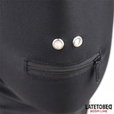 Máscara De Sumisión Con Cremallera En La Boca