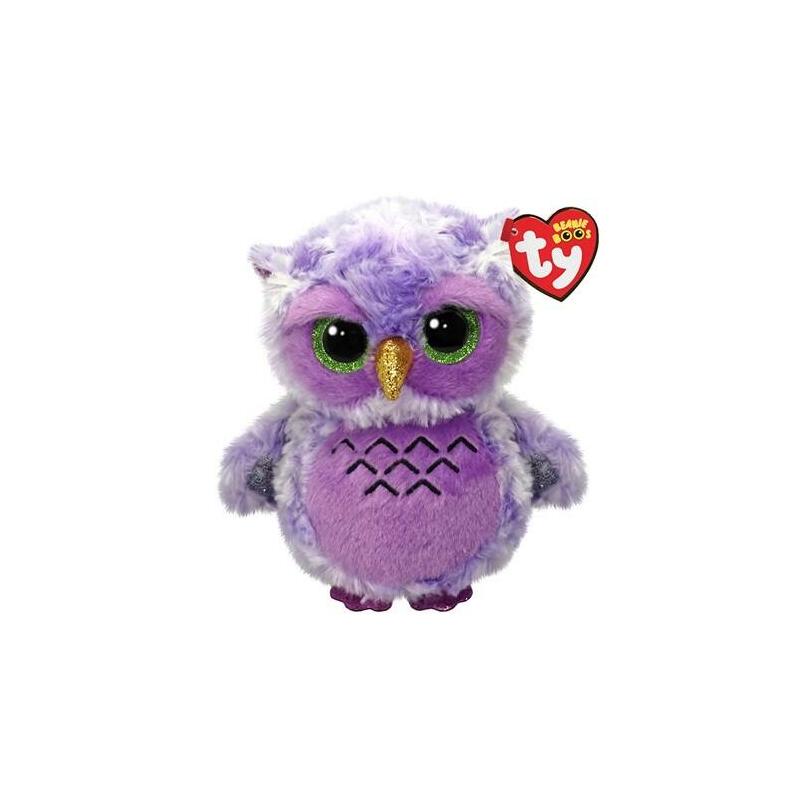 Maskotka Ty Sowa Fioletowa 15 Cm
