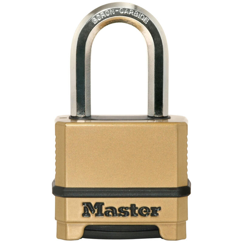 Master Lock 56mm Wide Excell Zinc Body Padlock With 38mm Long Shackle; Set-Your-Own Combination