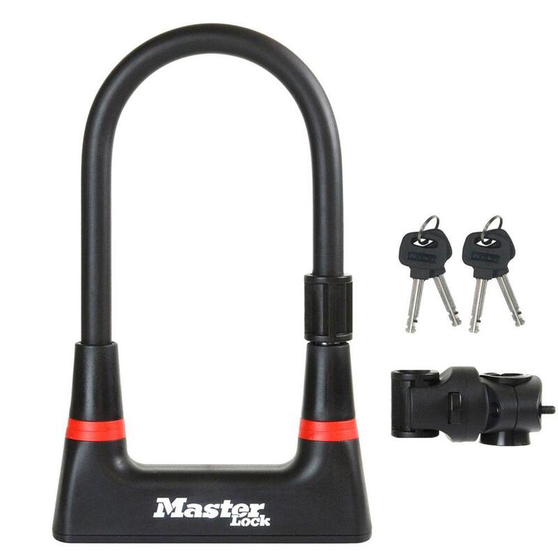 Master Lock Candado En U De Acero Con Soporte 8279eurdpro