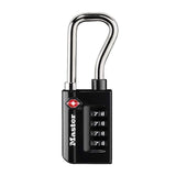Master Lock Tsa Candado De Combinación Negro, 10,6 X 3,5 X 1,4 Cm