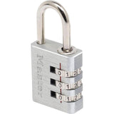 Master Lock Zahlenschl. Aus Alu. M. 3-Stell. Zahlenk. 7630eurd