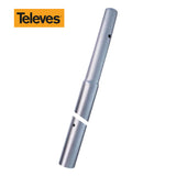 Mastil 2,5m X Ø35mm X 1,5mm Zinc+Rpr Televes