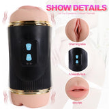 Masturbador Doble Vagina Y Boca Kay