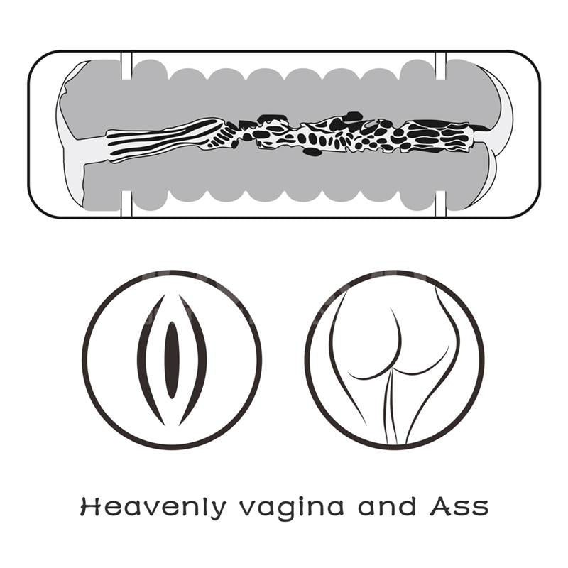 Masturbador Masculino Virgin-Skin Vagina Y Ano