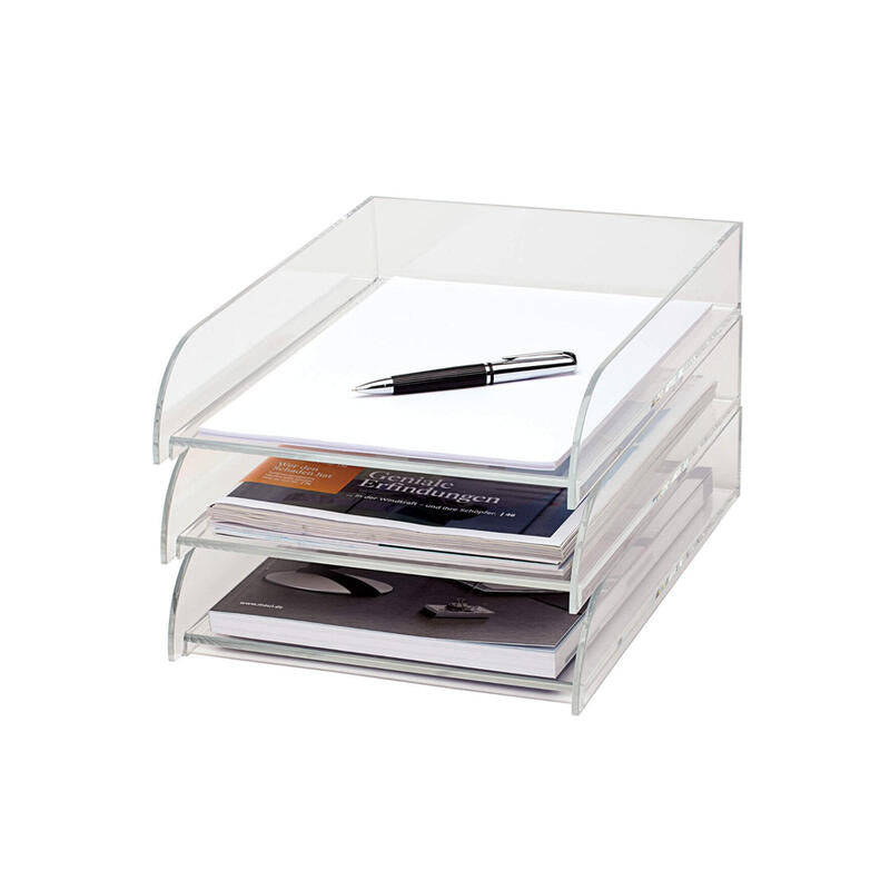 Maul Acrílico-Briefablage, Din A4 Transparente Como El Cristal