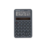 Maul Calculadora Eco Md 1  Calculadora Solar Con 10 Dígitos Y 5 Funciones  Calculadora De Bolsillo De Plástico 60% Reciclado  Calculadora De Escritorio Para Oficina, Escuela  Premio Ángel Azul