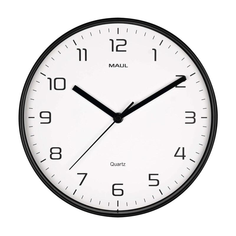 Maul Reloj De Pared Mauldrip, 25 Cm, Quarzuhr, Sin Batt.,Negro
