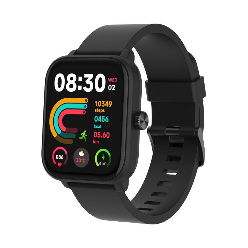 Maxcom Ecowatch4 4,7 Cm (1.85") Amoled 41 Mm Digital 390 X 450 Pixeles Pantalla Táctil Negro Gps (Satélite)