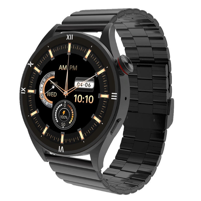 Maxcom Fw66 Iron R 3,63 Cm (1.43") Amoled 51 Mm Híbrido 466 X 466 Pixeles Negro