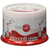 Maxell Dvd-R 4.7, Inkjet Blanco, Cake 50