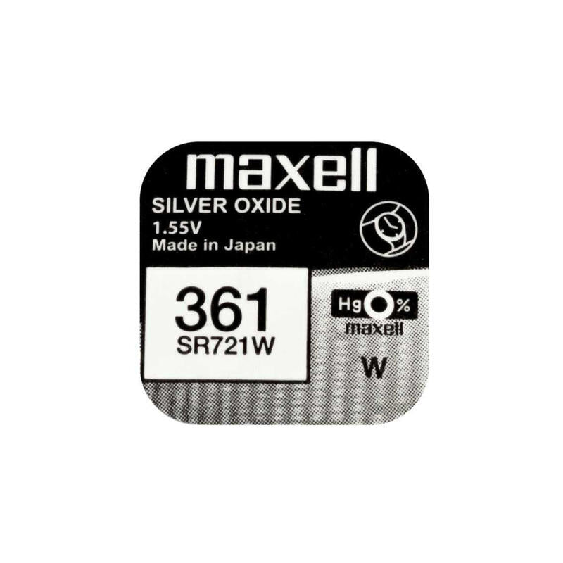 Maxell Pila Oxido Plata (361) Sr721w Blister*1 Eu 0% Mercurio