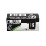 Maxell Pila Oxido Plata (361) Sr721w Blister*1 Eu 0% Mercurio