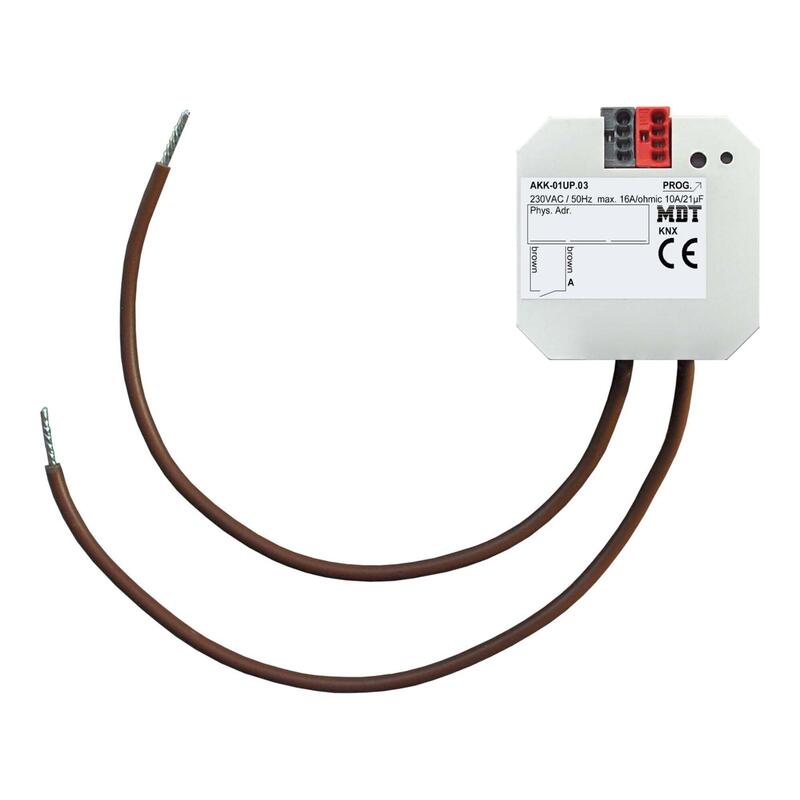 Mdt Akk-01up.03 Schaltaktor 1-Vías Up 16a 70? 10evg 230vac Compacto