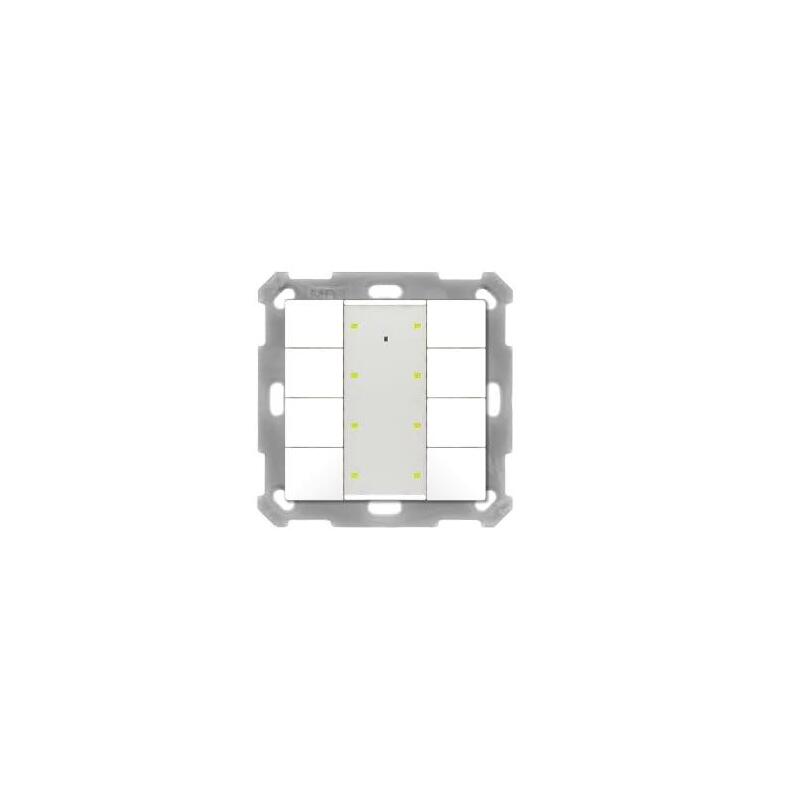 Mdt Be-Ta55p2.G2 Pulsador Plus 55 2-Vías Blanco Puro Brillante