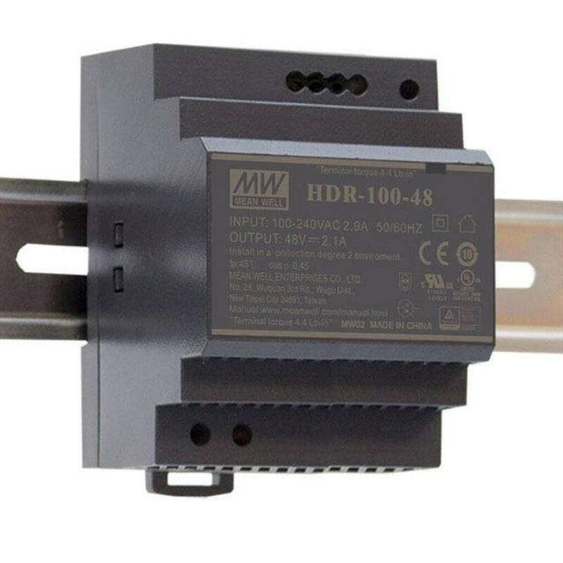 Mean Well Hdr-100-12n Fuente Alimentación Conmutada Para Carril Din 90w 12vdc 7.5a