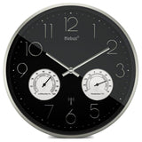 Mebus 12988 Radio Reloj De Pared Con Termohigrómetro