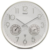 Mebus 12989 Radio Reloj De Pared Con Termohigrómetro