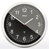 Mebus 19812 Reloj De Pared Radio Negro/Plata