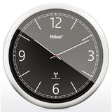 Mebus 19813 Reloj De Pared Radio Negro/Plata