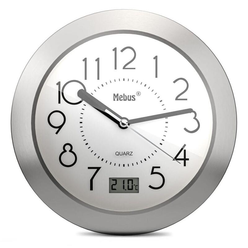 Mebus 41964 Quarz Badezimmeruhr