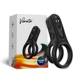 Mecha-Style Anillo Doble Para El Pene Con Vibracion