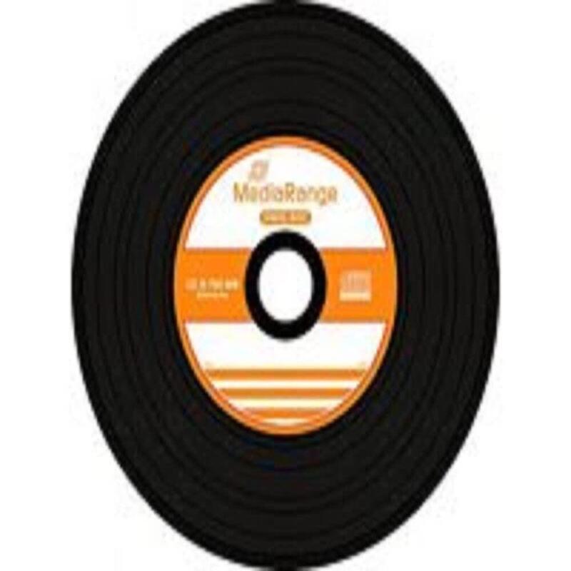 Mediarange Cd-R 700placa Base 50pcs Spindel Schallplattenoptik Bk