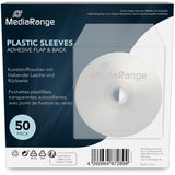 Mediarange Kuststofftaschen M. Klebender Lasche, 50er-Pack