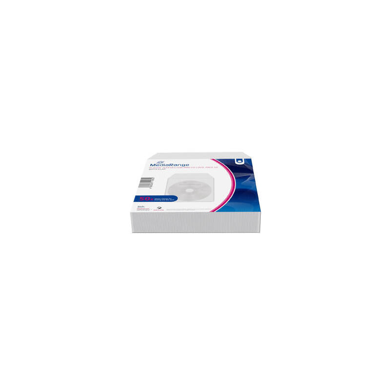 Mediarange Plastiktaschen Mini Cd-R U. Mini Dvd-R,50er Pack