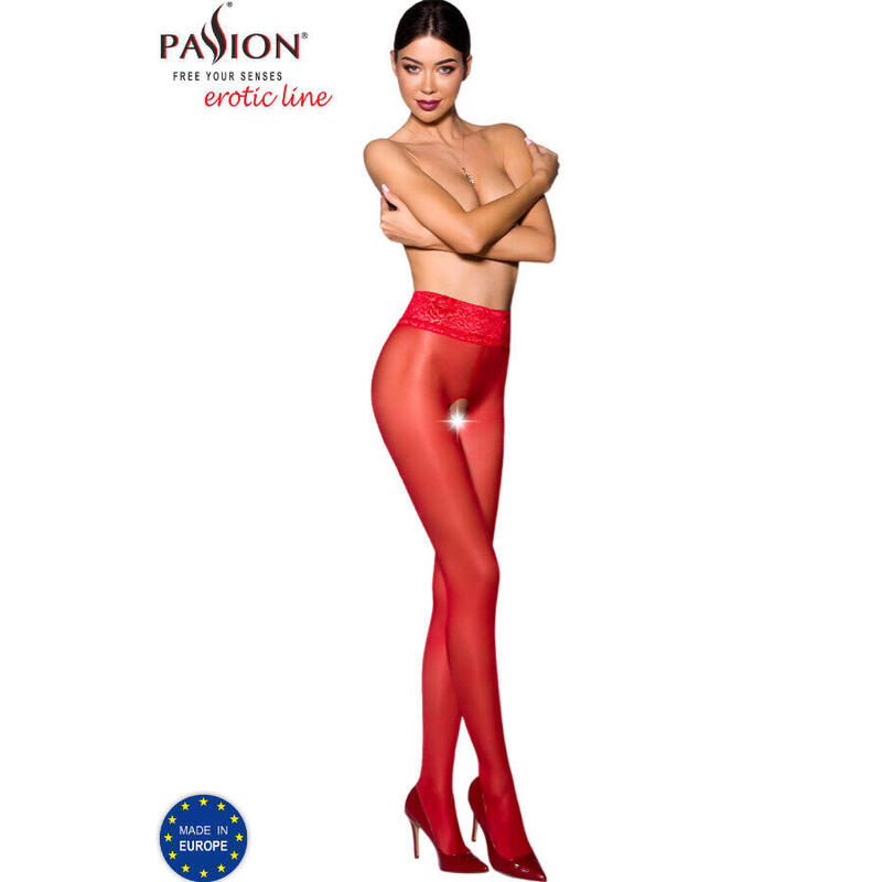 Medias Passion  Tiopen 008 Rojo 3/4 (30 Den)