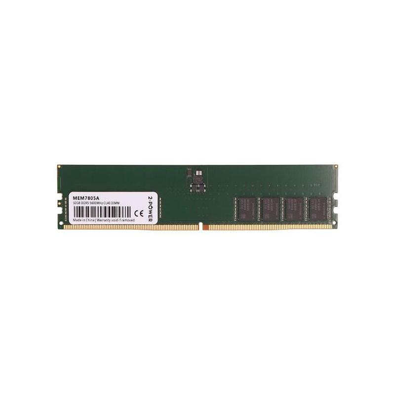 Memoria  2-Power 32gb Ddr5 5600mhz Cl40 Dimm 2p-Ct32g56c46u5