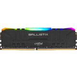 Memoria Crucial Ddr4 3200mt/S 32gb C16 Ballistix Rgb K2 32gb (16gb X 2), Black