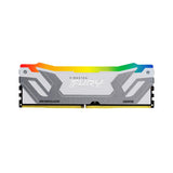 Memoria Kingston 48 Gb Ddr5-8800 (2x 24 Gb) Dual-Kit (Plata/Blanco, Kf588cu42rwak2-48, Renegade Rgb, Intel Xmp) Kf588cu42rwak2-48
