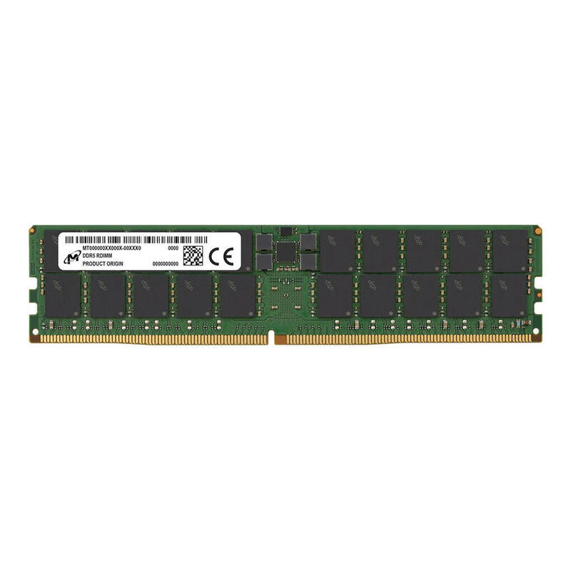 Memoria  Micron Crucial 64 Gb 64x1 Gb Reg. Ecc Ddr5-6400 Mtc40f2046s1rc64bh1t