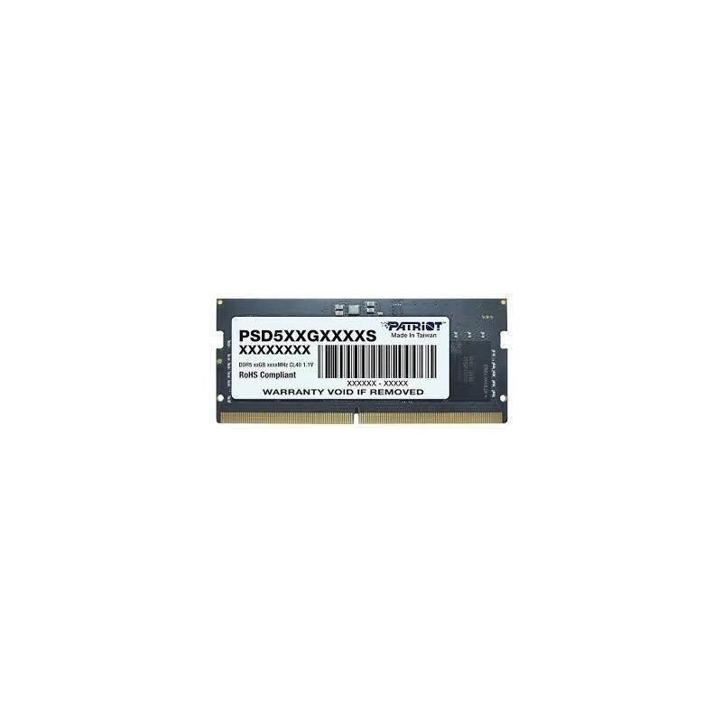 Memoria Patriot Ddr5  So-Dimm 16gb 5600mhz 1 Rank Bulk 7d5956cc80k00200pt