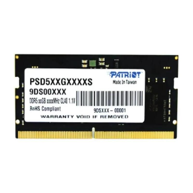 Memoria Patriot Ddr5 So-Dimm  32gb 4800mhz Bulk 7d5a48bc80k00200pt