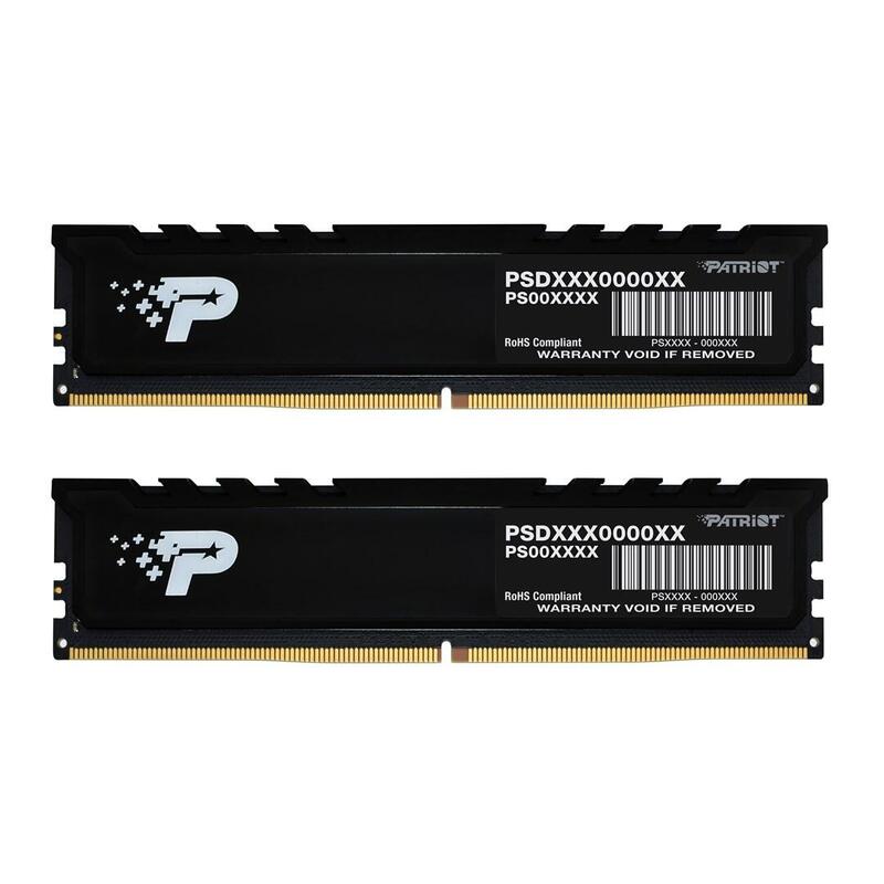 Memoria Patriot Premium Ddr5 2x8gb 5600mhz  Black