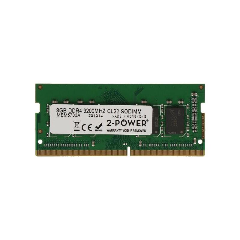 Memoria Ram 2-Power 8gb Ddr4 3200mhz Cl22 Sodimm 2p-Ct8g4sfra32a