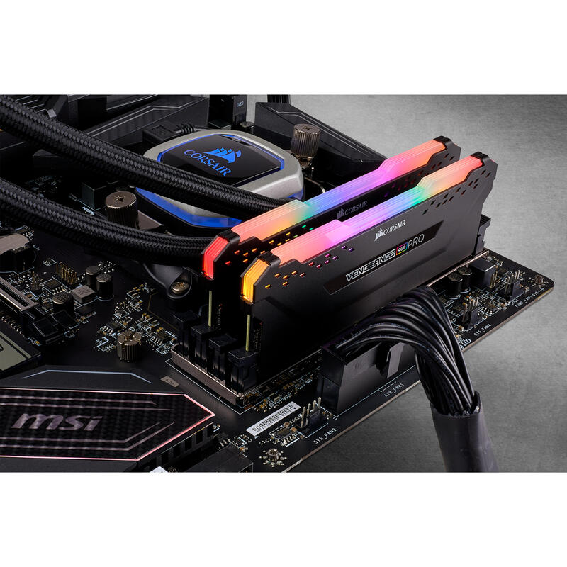 Memoria Ram Corsair Vengeance Rgb Pro 2 X 16gb Ddr4 2666mhz 1.35v Cl16 Dimm