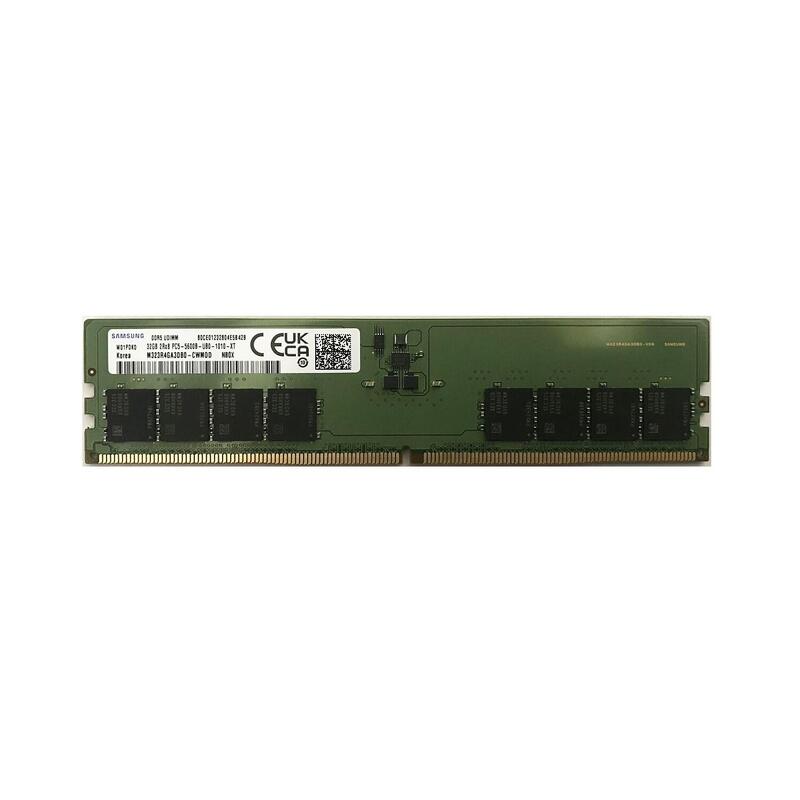 Memoria Samsung Udimm Non-Ecc 32gb Ddr5 2rx8 5600mhz Pc5-44800 M323r4ga3db0-Cwm