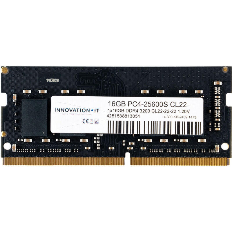 Memoria Sodimm Innovation It 16gb 3200 Cl22-22-22 1,2v Ld