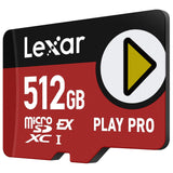 Memory Micro Sdxc 512gb Uhs-I/Play Lmsxps0512g-Bnnng Lexar