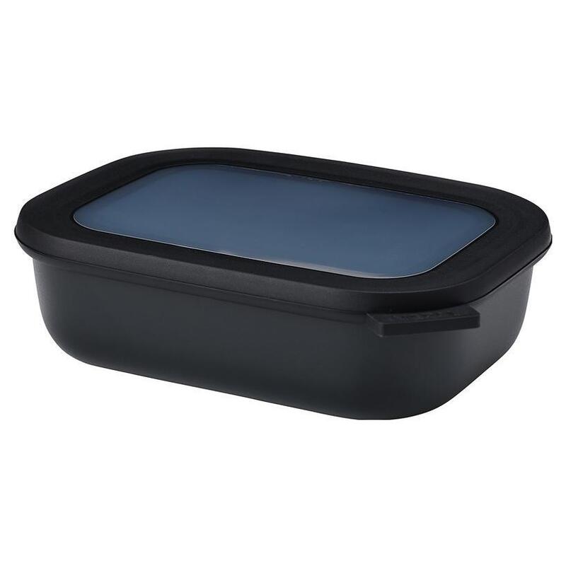 Mepal Contenedor Rectangular 1l Cirqula Nordic Negro