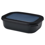 Mepal Contenedor Rectangular 1l Cirqula Nordic Negro