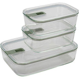 Mepal Easy Clip Frischhaltedose 3-Tlg, Nordic Sage