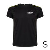 *Merchandising* Camiseta Deportiva Negra Talla-S Roly Edm