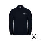 *Merchandising* Polo Negro Manga Larga Talla-Xl 65% Poliéster 35%Algodon Edm