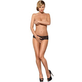 Merossa Braguitas Abiertas Color Negro Talla (Interno):Xxl